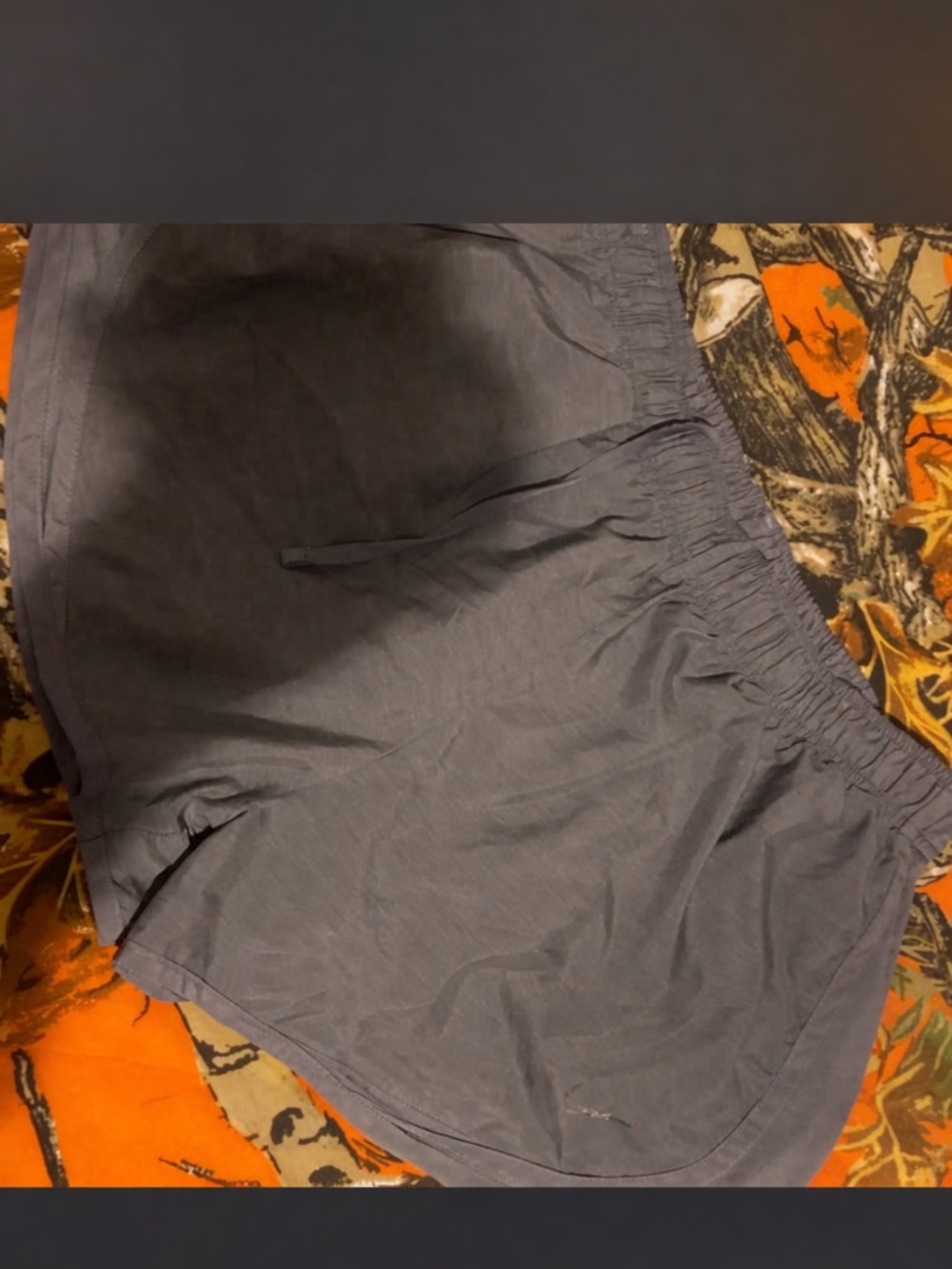 Nike Women's Athletic Running Shorts in Dark Gray